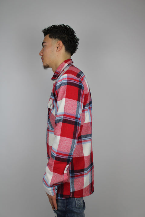 Geruite blouse 'Jeff'