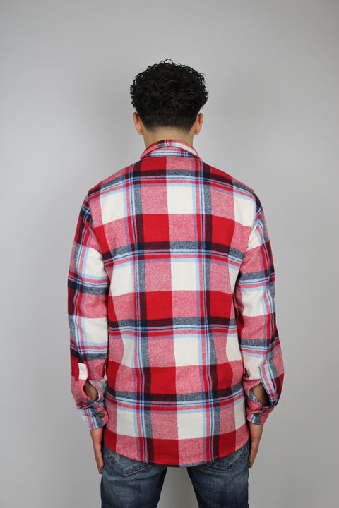Geruite blouse 'Jeff'